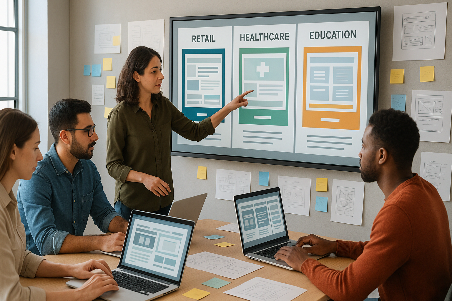 thiết kế website theo ngành