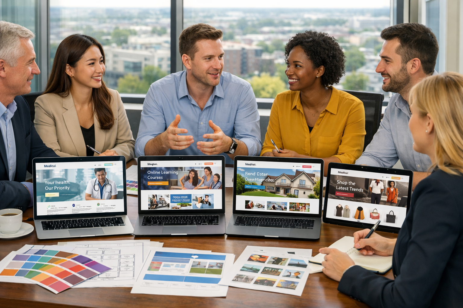 thiết kế website theo ngành