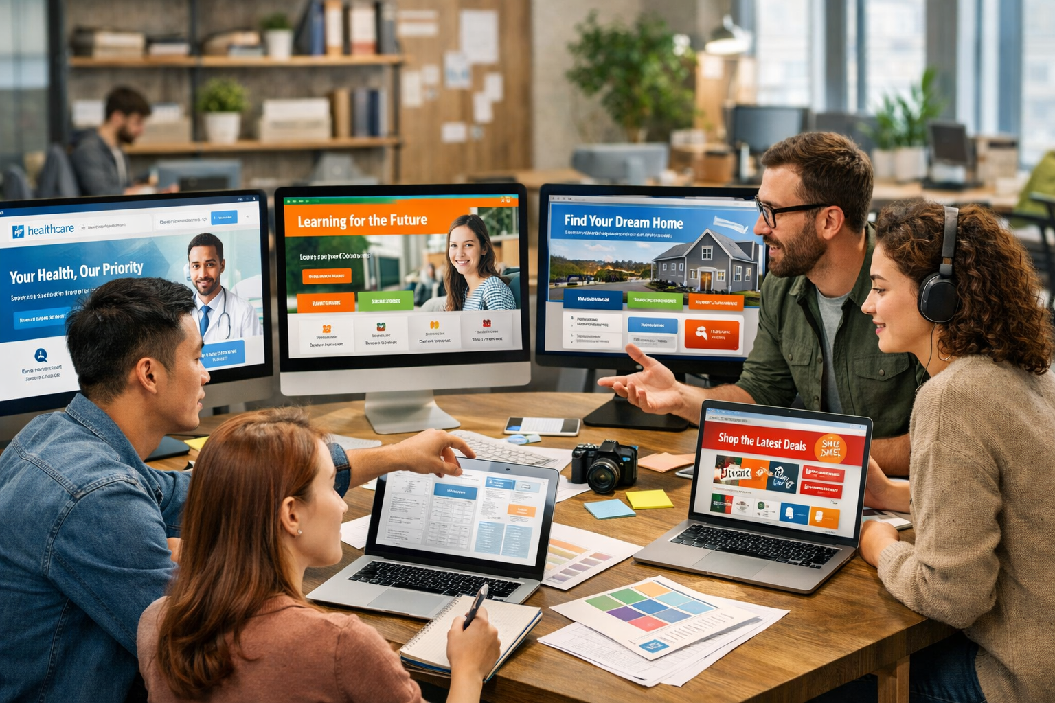 thiết kế website theo ngành