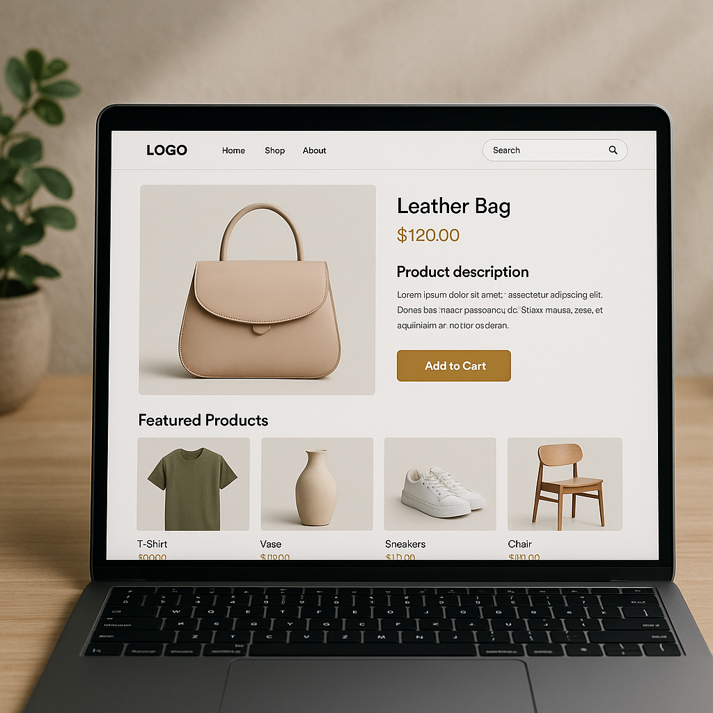 giao diện website bán hàng