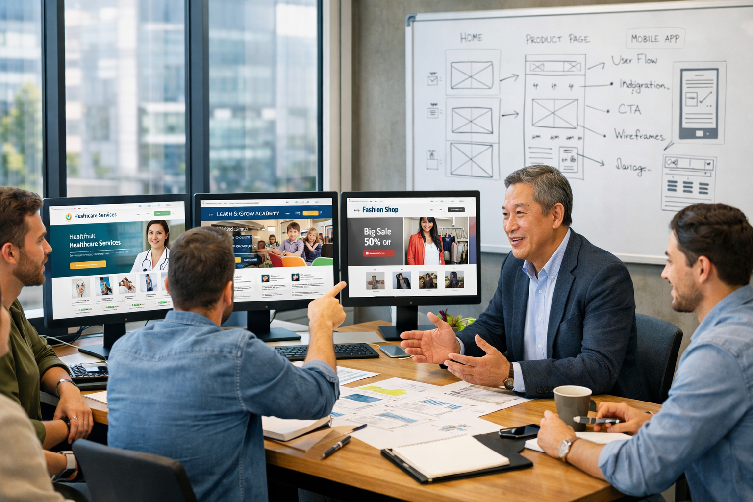 thiết kế website theo ngành