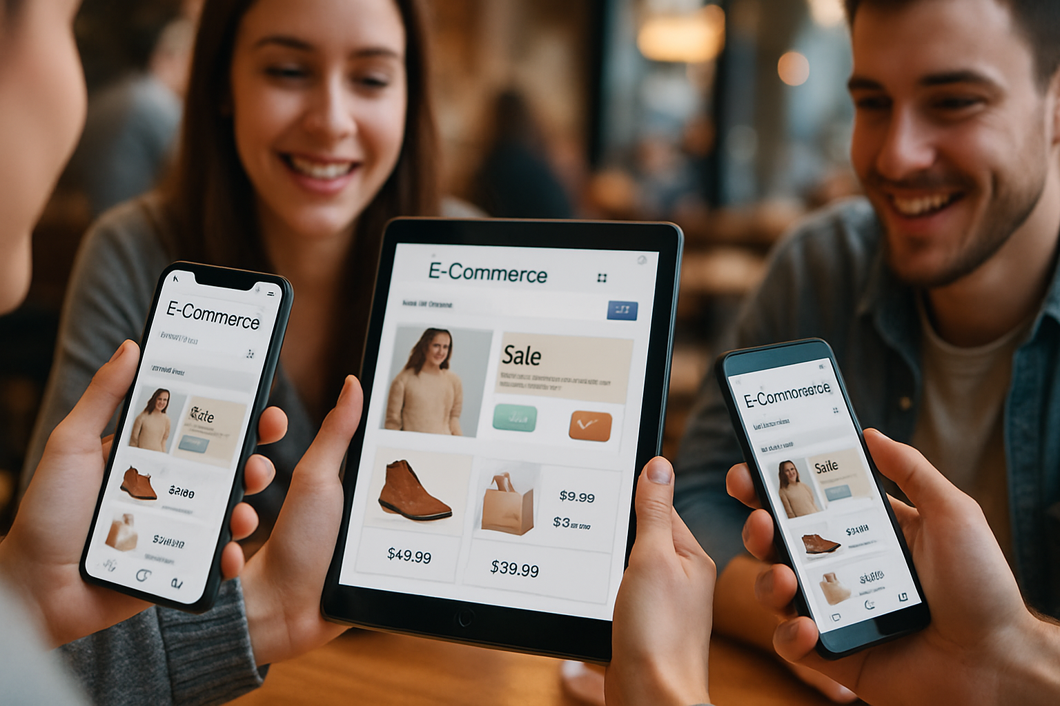 giao diện website di động