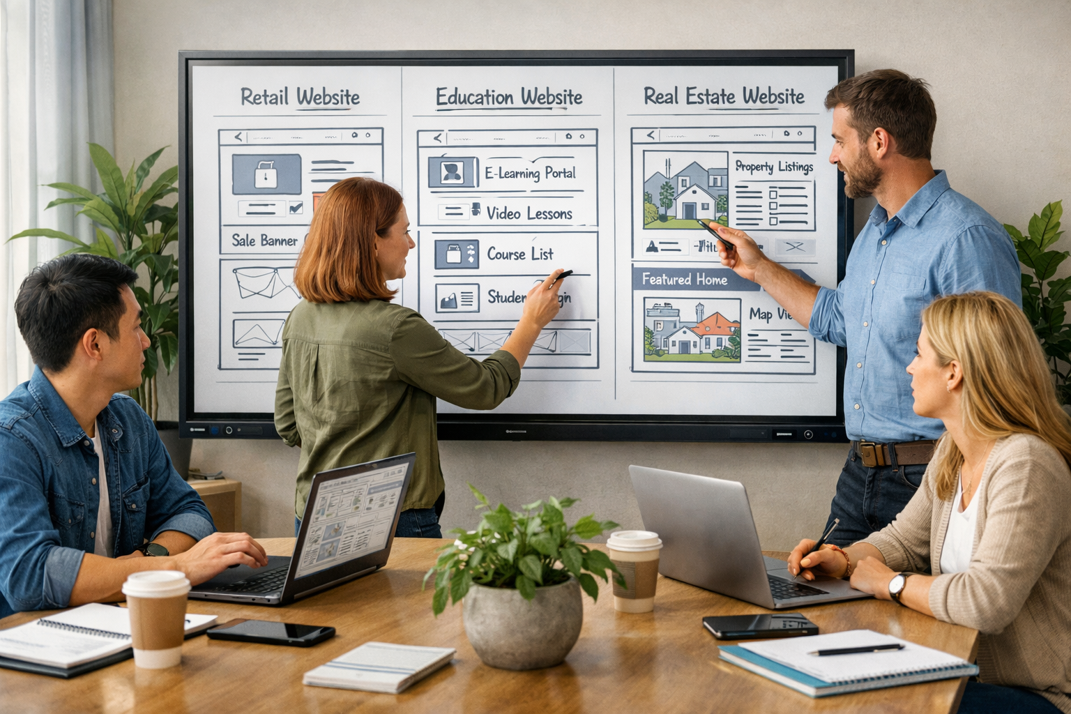 thiết kế website theo ngành