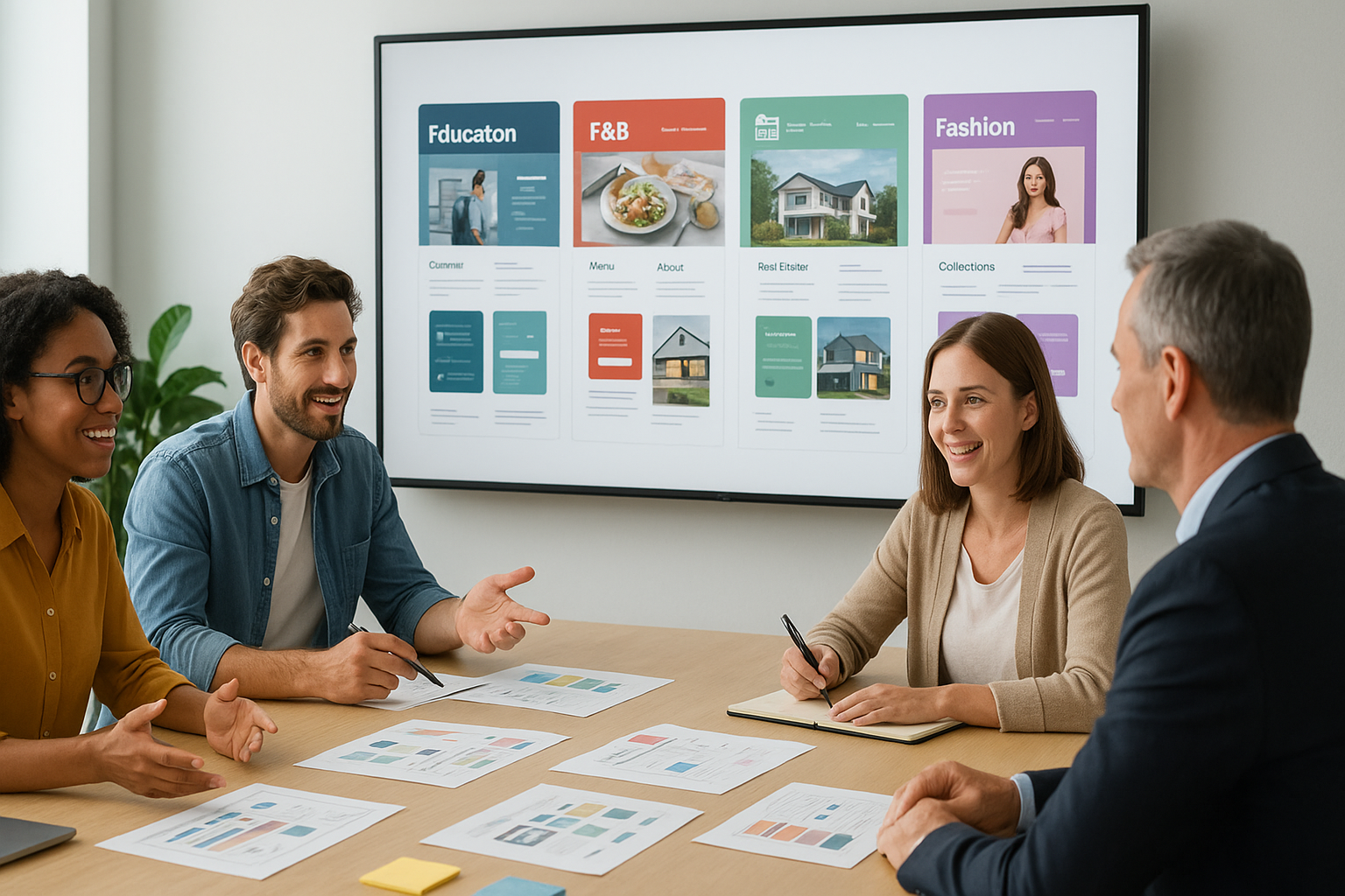 thiết kế website theo ngành