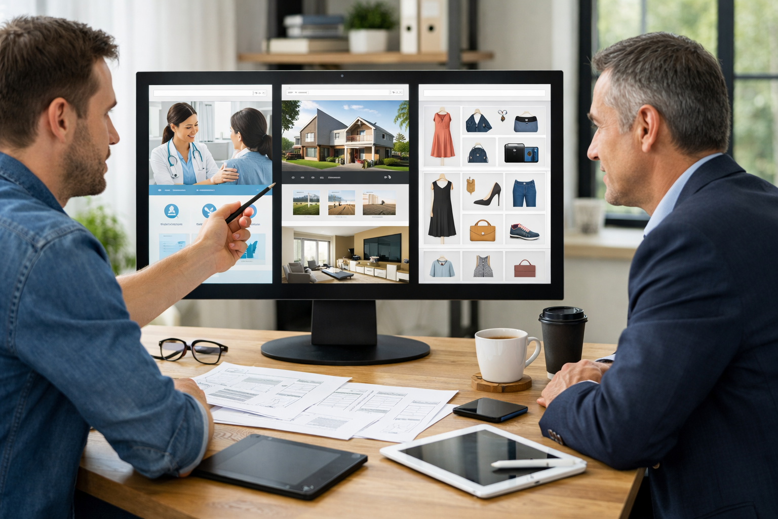 thiết kế website theo ngành