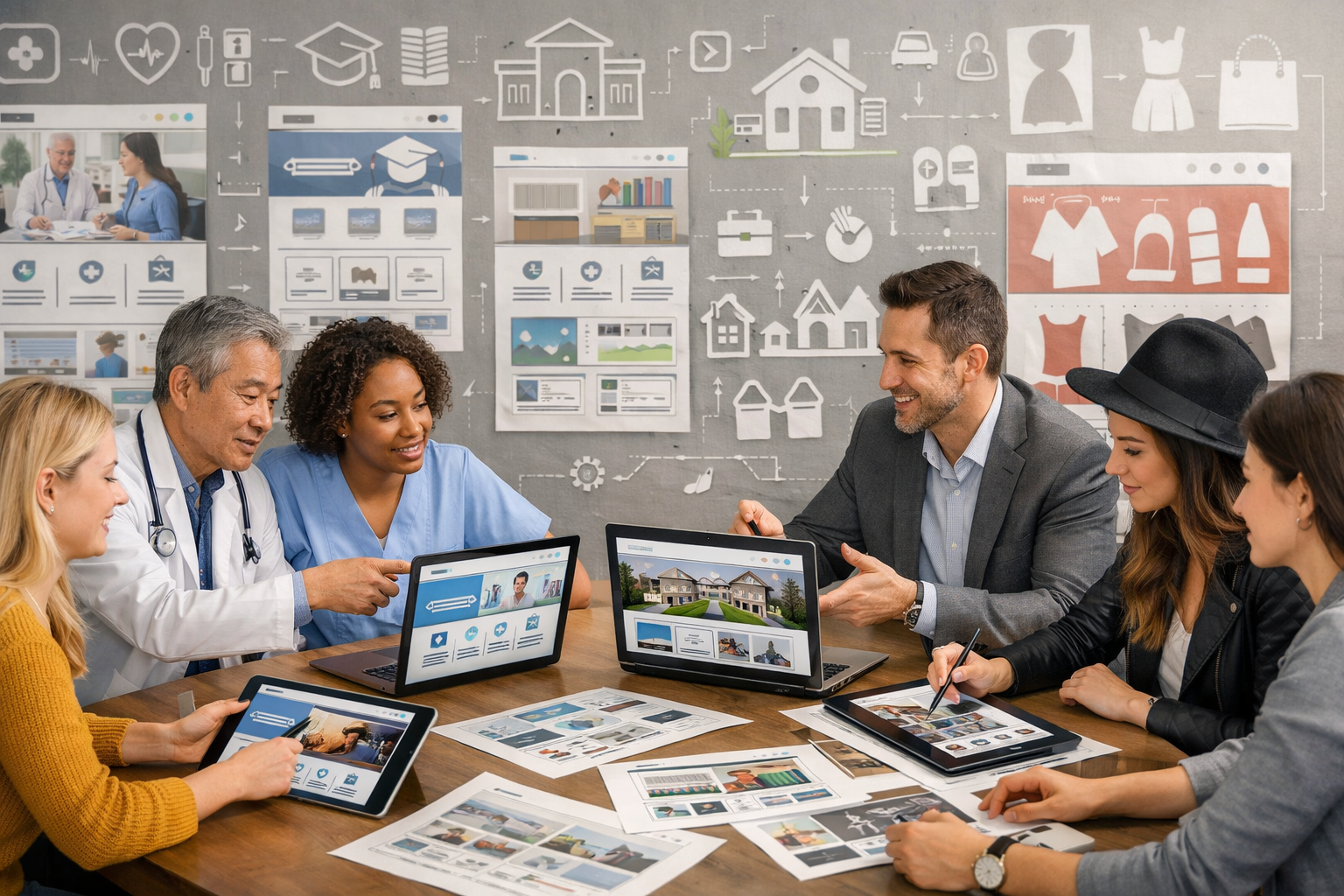 thiết kế website theo ngành