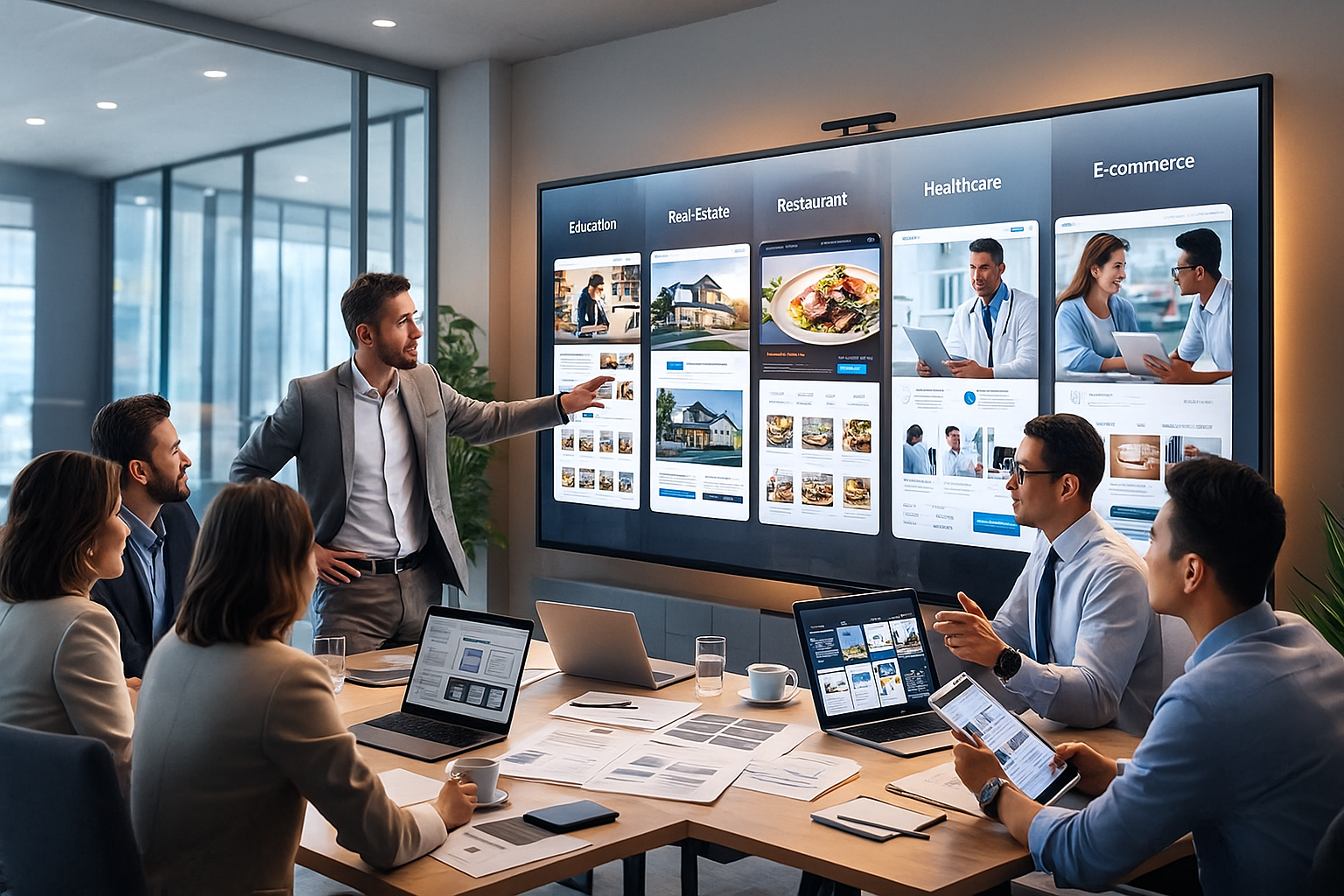 thiết kế website theo ngành