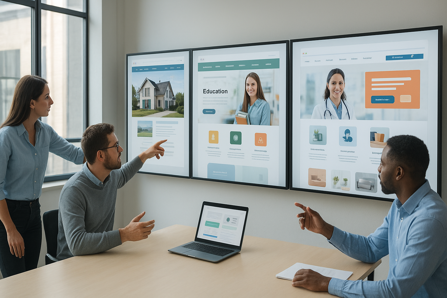 thiết kế website theo ngành
