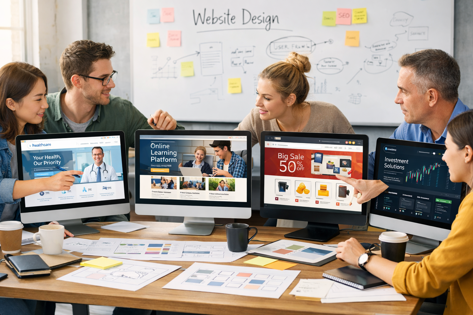 thiết kế website theo ngành