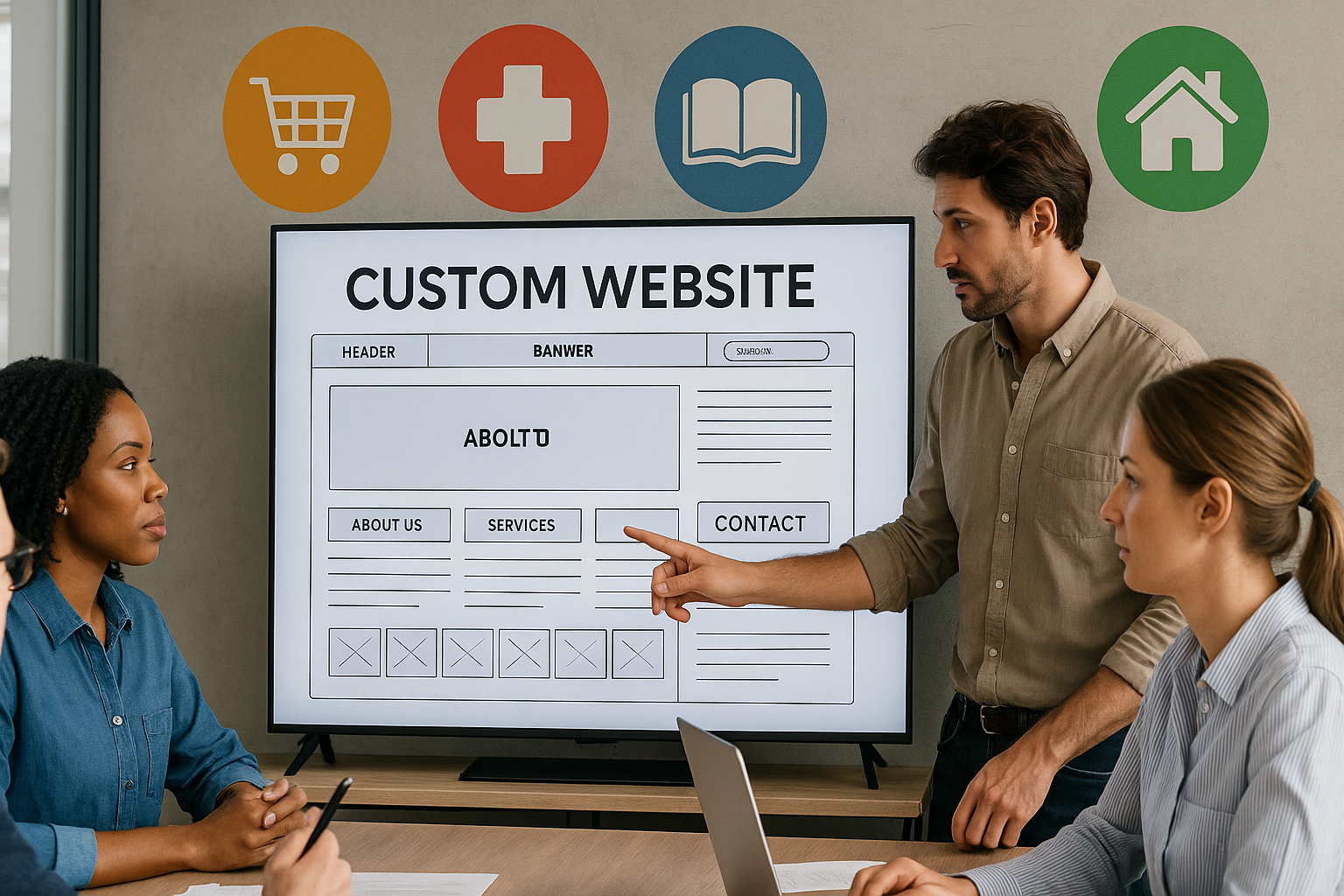 thiết kế website theo ngành