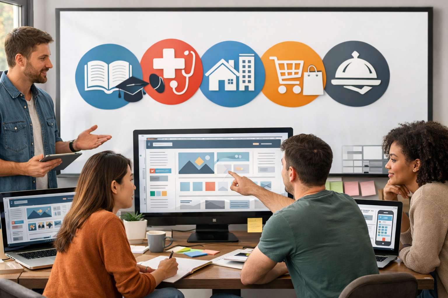 thiết kế website theo ngành