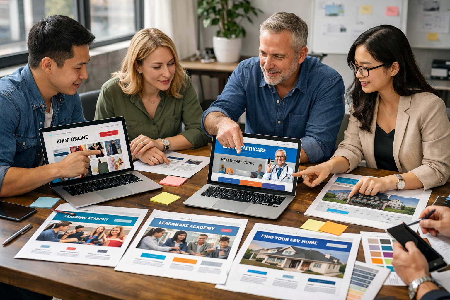 thiết kế website theo ngành