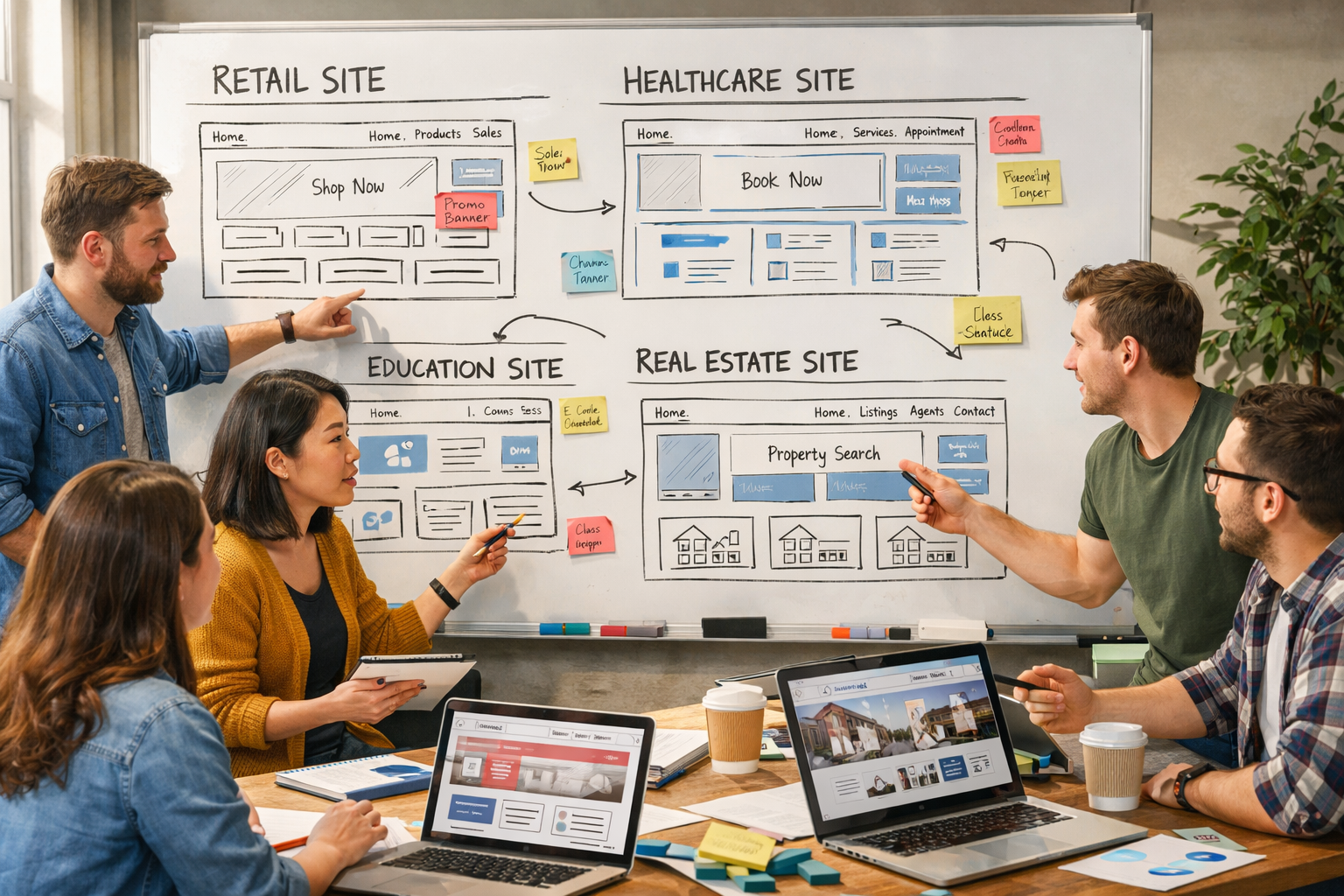 thiết kế website theo ngành