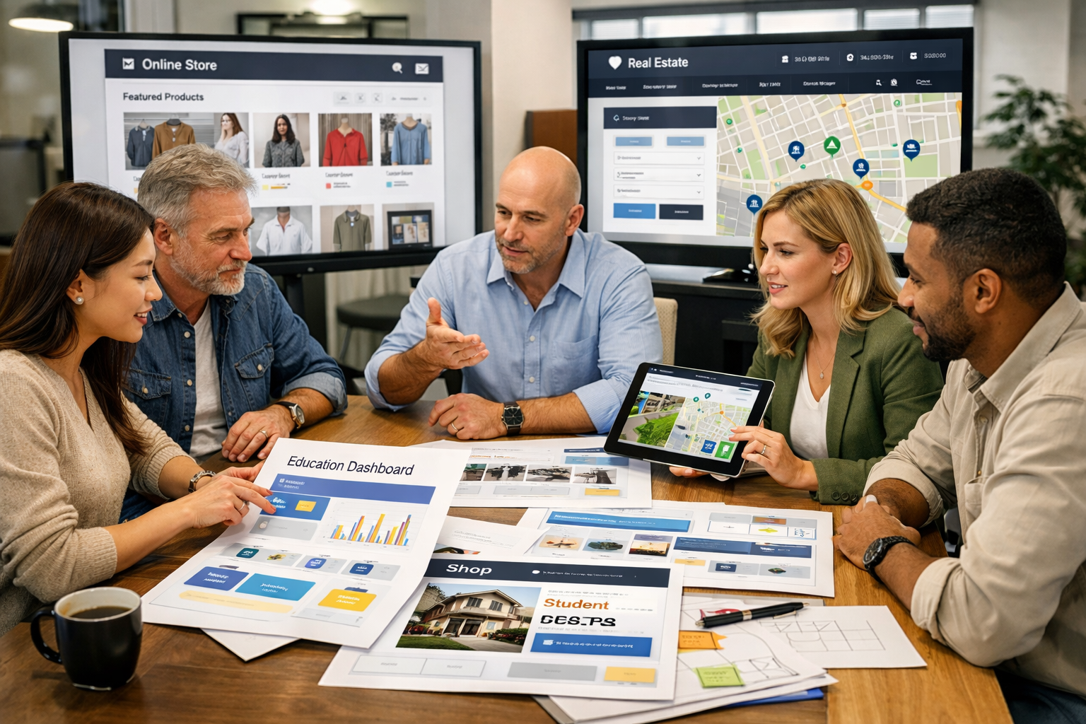 thiết kế website theo ngành