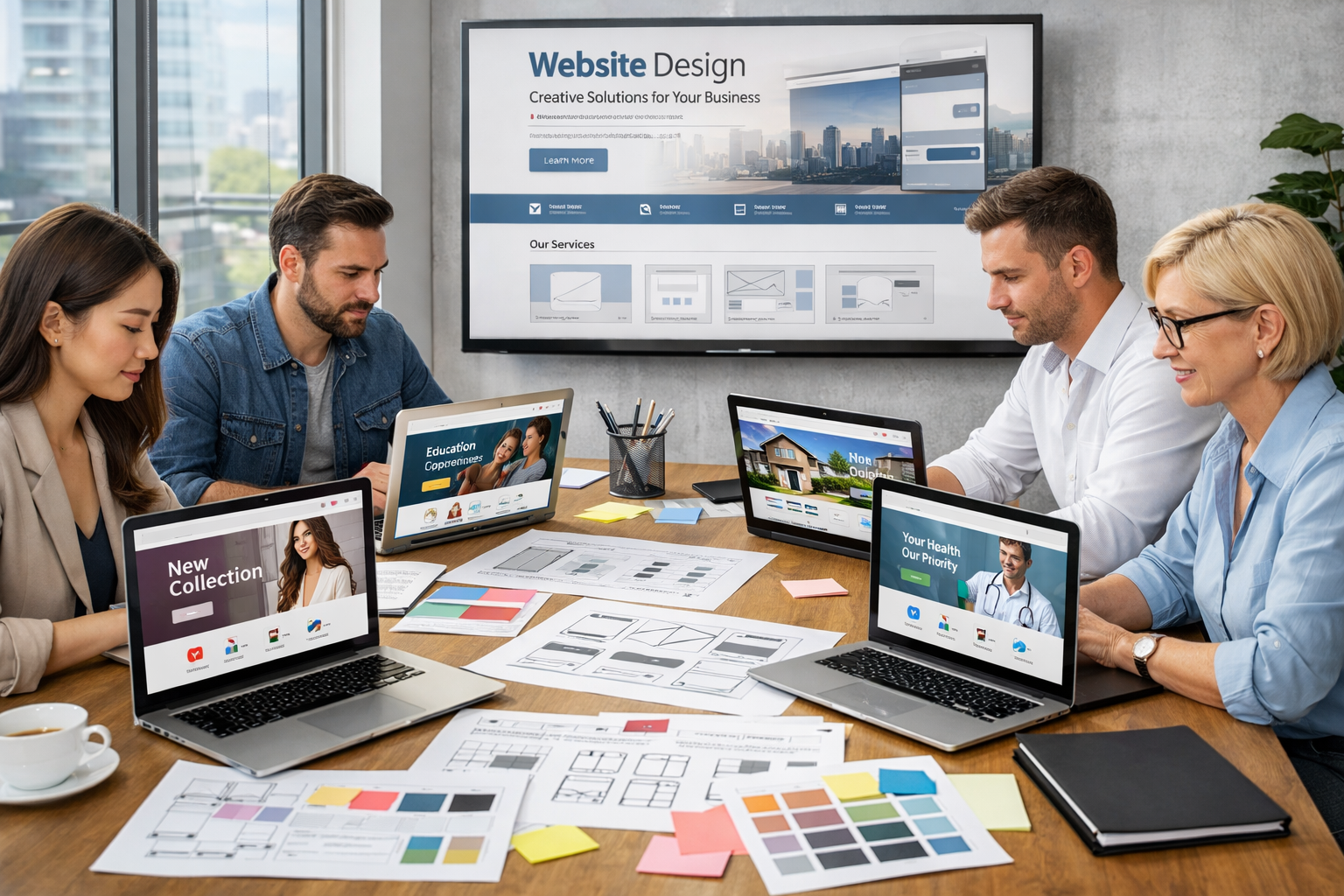 thiết kế website theo ngành