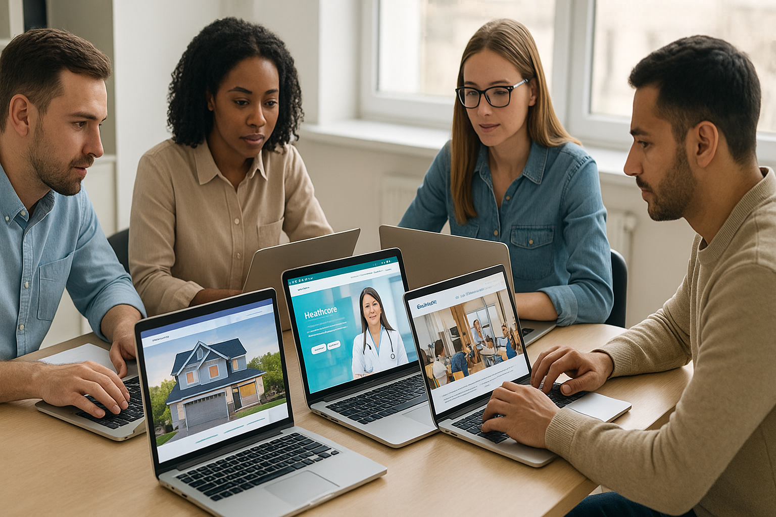 thiết kế website theo ngành