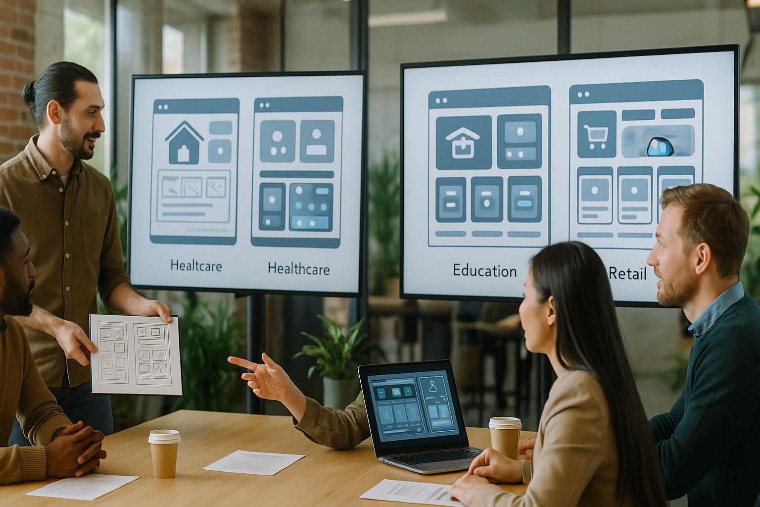 thiết kế website theo ngành