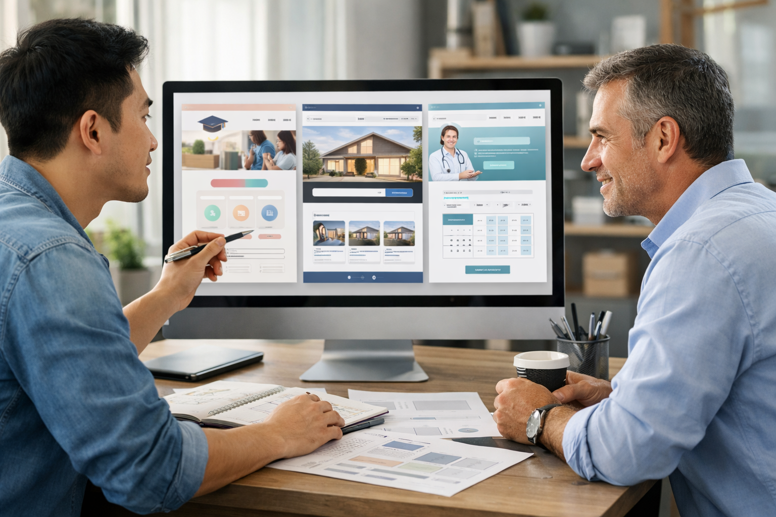 thiết kế website theo ngành