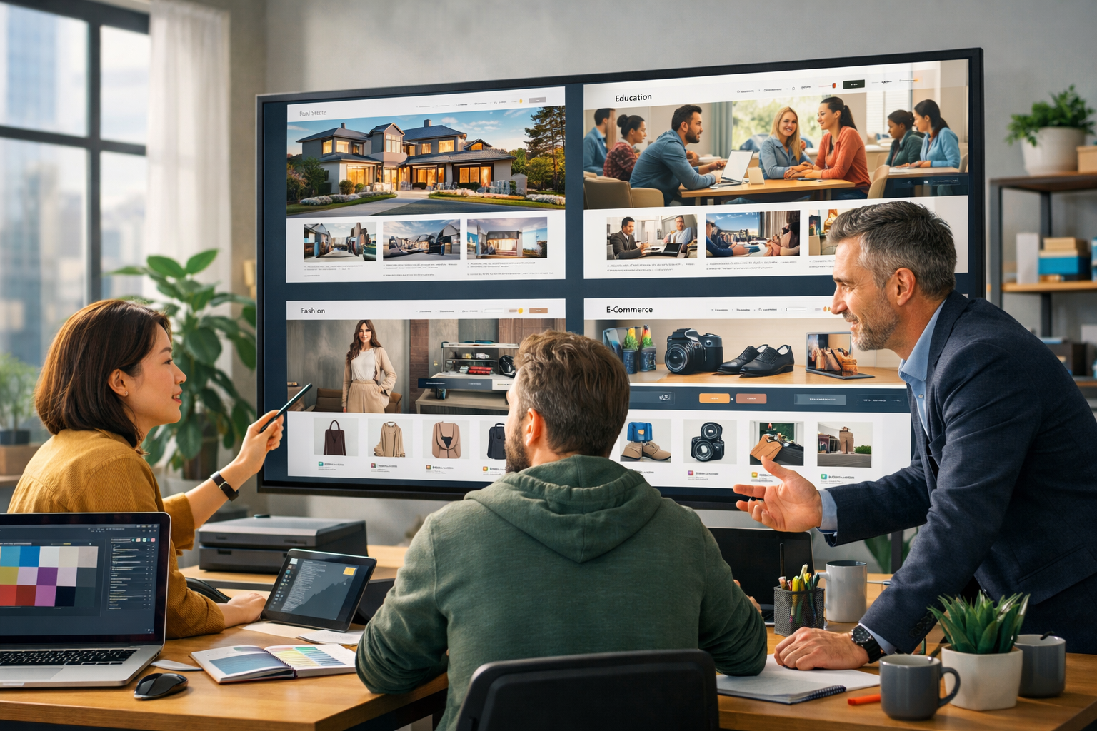 thiết kế website theo ngành