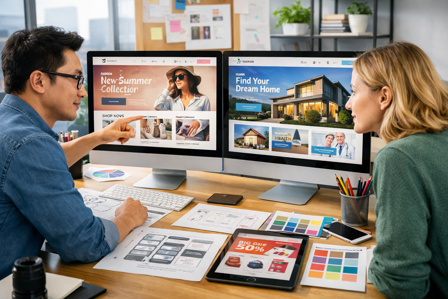 thiết kế website theo ngành