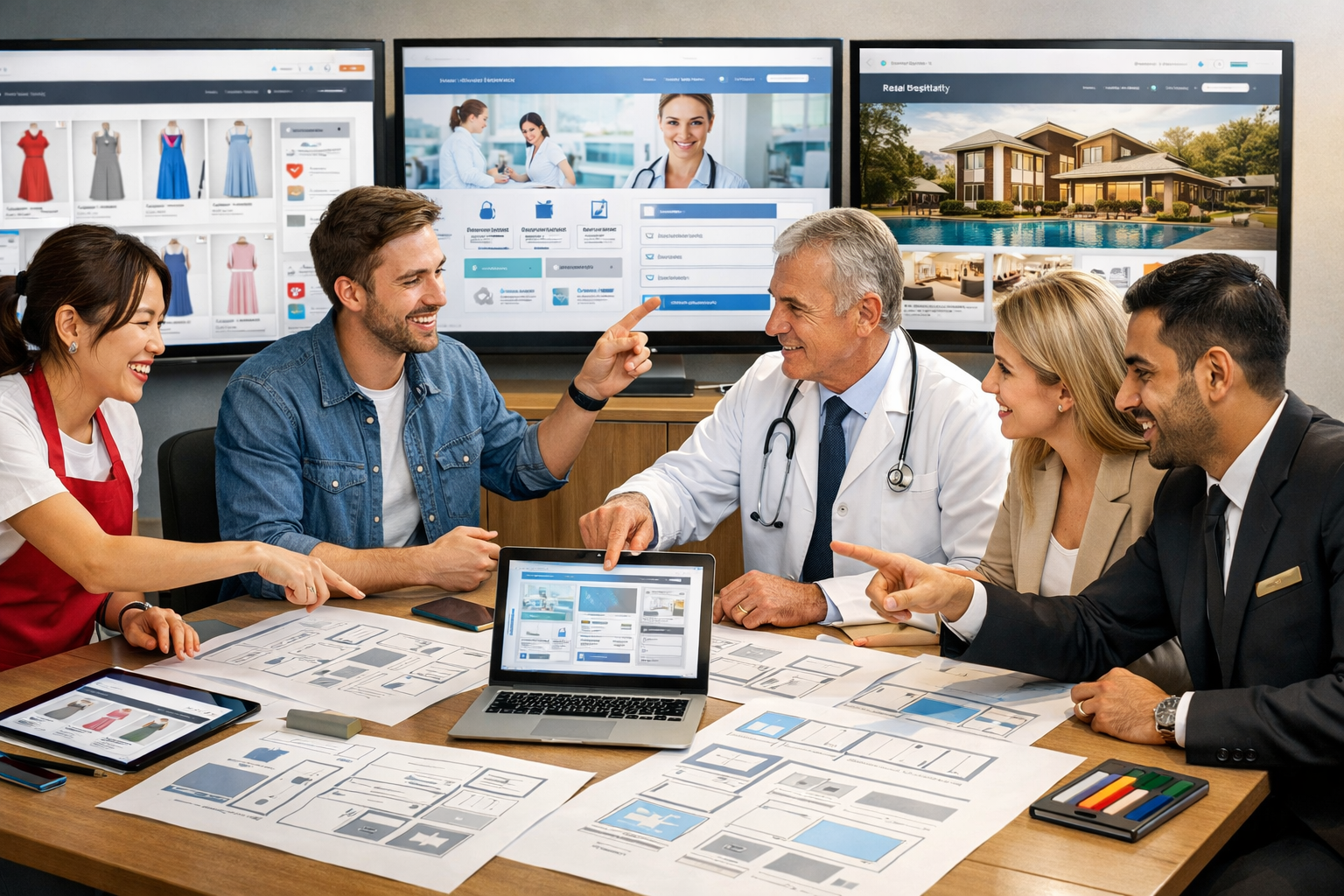 thiết kế website theo ngành